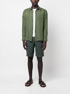 120% Lino Linnen bermuda shorts - Groen