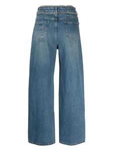 B+ab high-rise wide-leg jeans - Blauw