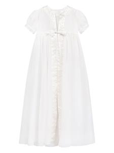 Sarah Louise faux-pearl embellished bow satin dress (set of three) - Wit