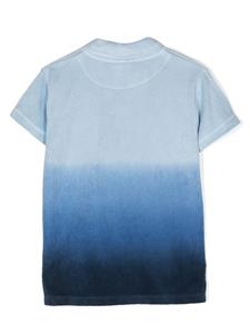 Molo gradient-effect polo shirt - Blauw