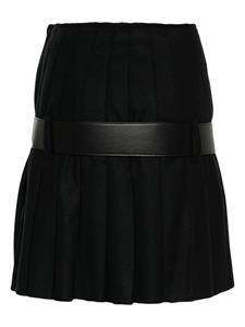 Enfants Riches Déprimés Restraint pleated wool skirt - Zwart