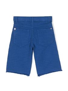 Givenchy Kids Shorts van crêpe - Blauw