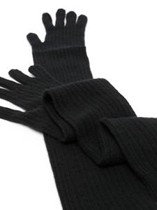 Alberta Ferretti Lange handschoenen - Zwart