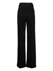 LaQuan Smith sash-detail tailored wool trousers - Zwart