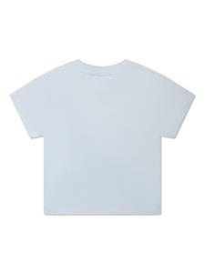 Kenzo Kids graphic-print cotton T-shirt - Blauw