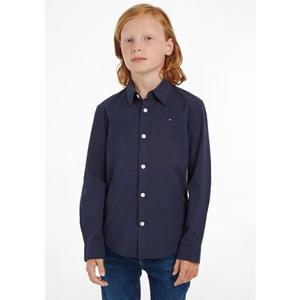 Tommy Hilfiger Langarmhemd SOLID STRETCH POPLIN SHIRT L/S