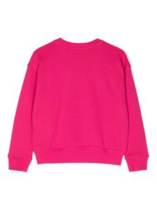 Ralph Lauren Kids logo-embroidered cotton-blend sweatshirt - Roze