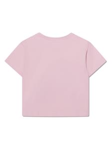 Kenzo Kids graphic-print cotton T-shirt - Roze