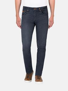 WAM Denim Zion Mini Check Slim Fit Navy jeans-