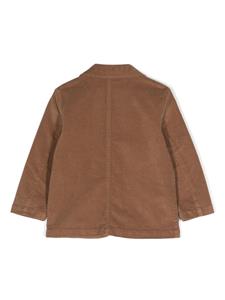 Zhoe & Tobiah notched-lapels cotton-blend blazer - Bruin