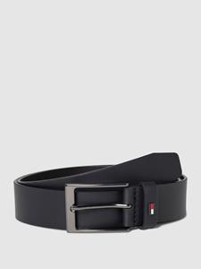 Tommy Hilfiger Leren riem met doornsluiting van metaal, model 'LAYTON LEATHER'