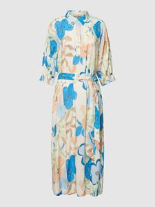 MOS MOSH Midi-jurk met all-over motief, model 'Rylee Botanic'