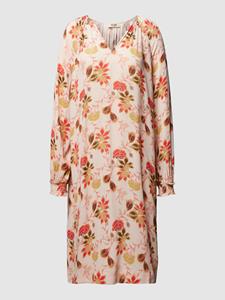 MOS MOSH Knielange jurk met all-over bloemenmotief, model 'MATJANA'