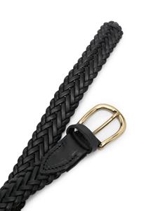 Boglioli braided leather belt - Blauw