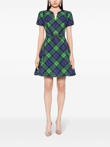 Sachin & Babi Nicolette check-pattern dress - Blauw