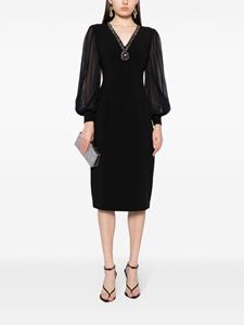 Sachin & Babi Alanz crystal-embellished dress - Zwart