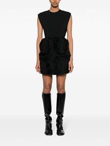 Viktor & Rolf Mini-jurk met bloemenprint - Zwart