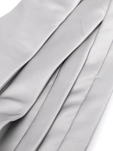 Lanvin pointed-tip silk tie - Grijs