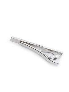 Dunhill Longtail-logo polished tie bar - Zilver