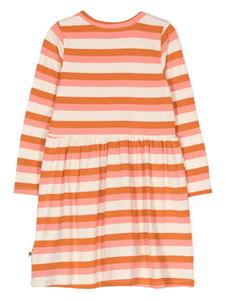 Mini Rodini striped cotton-blend midi dress - Oranje