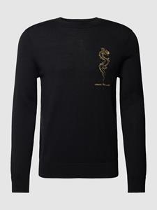Armani Exchange Shirt met lange mouwen en labelstitching