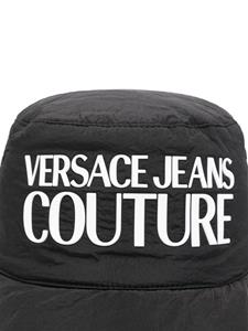 Versace padded logo-print bucket hat - Zwart