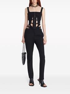 Dion Lee cut-out tailored trousers - Zwart