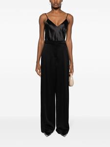 JOSEPH pleat-detailing concealed-fastening tailored trousers - Zwart