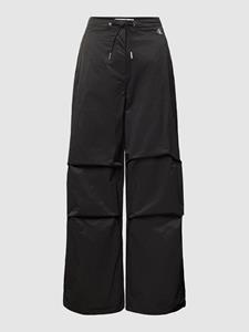 Calvin Klein Jeans Loose fit cargobroek met tunnelkoord