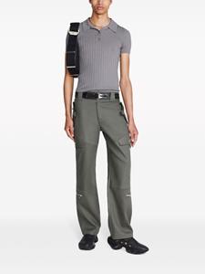 Dion Lee Tactical straight-leg cargo trousers - Groen