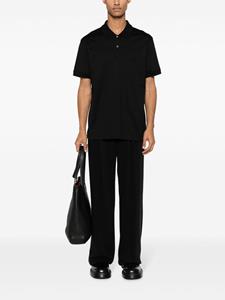 Alexander McQueen short-sleeve cotton polo shirt - Zwart