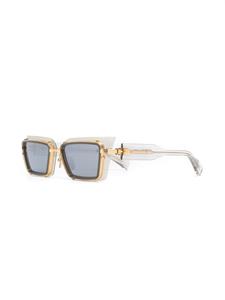 Balmain Eyewear Admirabel zonnebril met rechthoekig montuur - Grijs