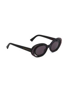 Marni Eyewear Zion Canyon oval-frame sunglasses - Zwart