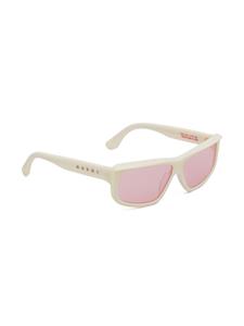 Marni Eyewear Annapuma Circuit rectangle-frame sunglasses - Wit