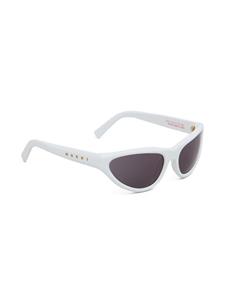 Marni Eyewear Mavericks cat-eye frame sunglasses - Wit