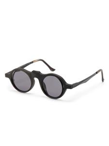 Rigards cut-out round-frame sunglasses - Zwart