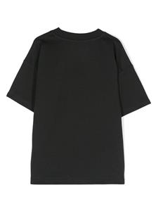 Mini Rodini Adored cotton T-shirt - Zwart