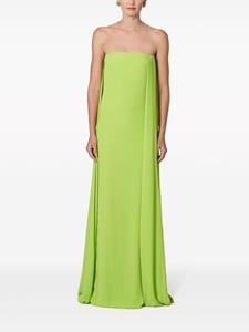 Carolina Herrera Strapless mini-jurk - Groen