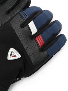 Rossignol Strato logo-appliqué gloves - Zwart