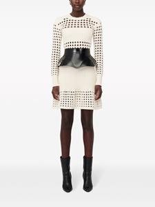 Alexander McQueen Mini-jurk met print - Wit