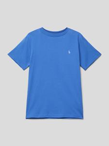 Polo Ralph Lauren Kids T-shirt met ronde hals en labelstitching
