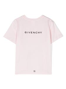Givenchy Kids T-shirt met print - Roze