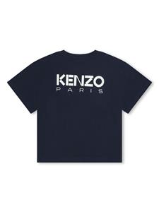 Kenzo Kids T-shirt met logoprint - Blauw