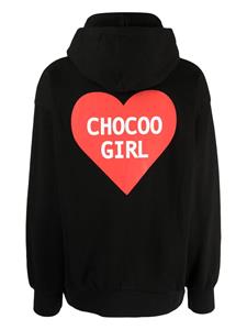CHOCOOLATE Katoenen hoodie met logoprint - Zwart