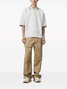Gucci wide-leg cotton cargo trousers - Beige