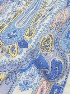 ETRO paisley-print wraparound scarf - Blauw