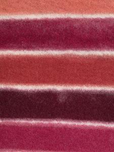 Faliero Sarti stripe-pattern cashmere-blend scarf - Roze