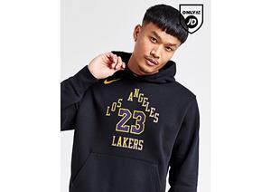 Nike LeBron James Los Angeles Lakers Club Fleece City Edition  NBA-hoodie voor heren - Black- Heren