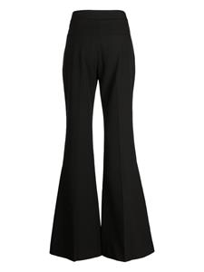 A.L.C. Anders pressed-crease flared trousers - Zwart