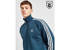 Adidas 3-Stripes 1/2 Zip Sweatshirt - Arctic Night / White- Heren